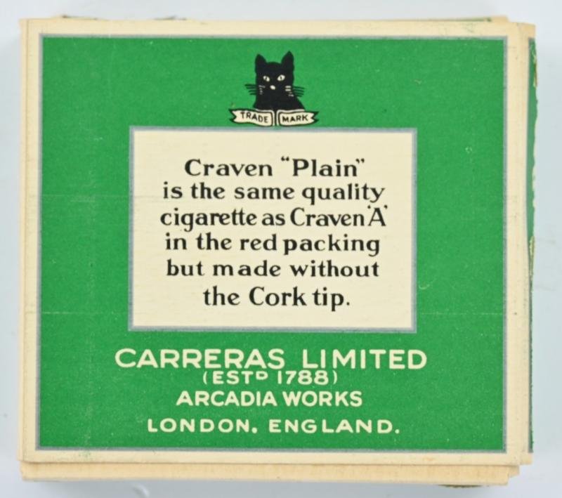 British WW2 Craven Plain Cigarets in Box — image 4