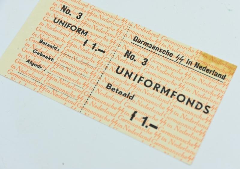 Dutch Waffen-SS Uniform Collecting Coupon — image 3