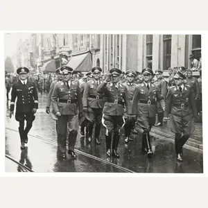 German Parade Press Photo 'General Christiansen in Holland'