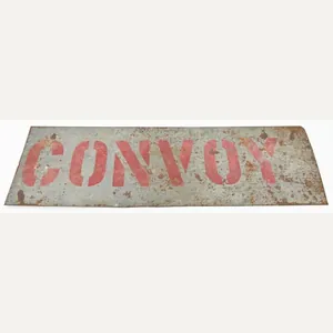 US WW2 Road Sign 'Convoy' Normandy