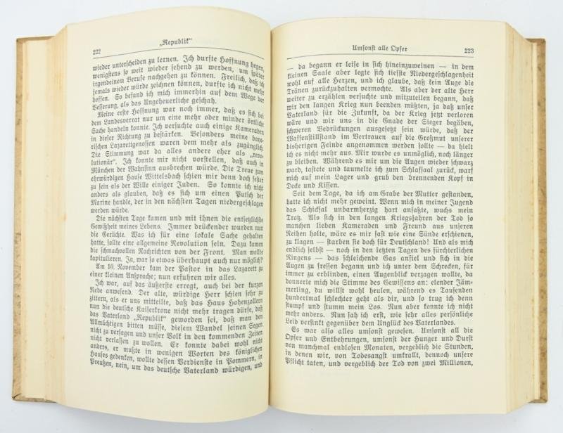 German Adolf Hitler Mein Kampf Book 1939 — image 5