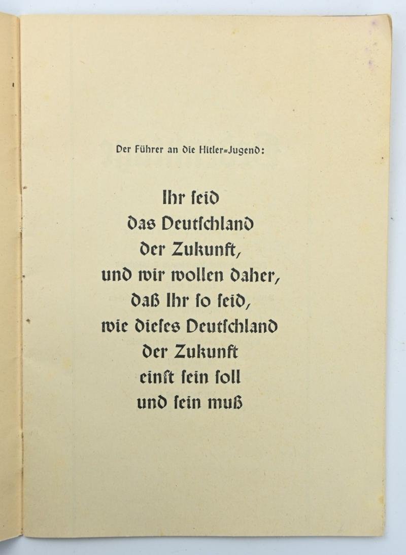 German Hitler Youth Booklet 'Fuhrerdienst' Westfalen 1938 — image 2