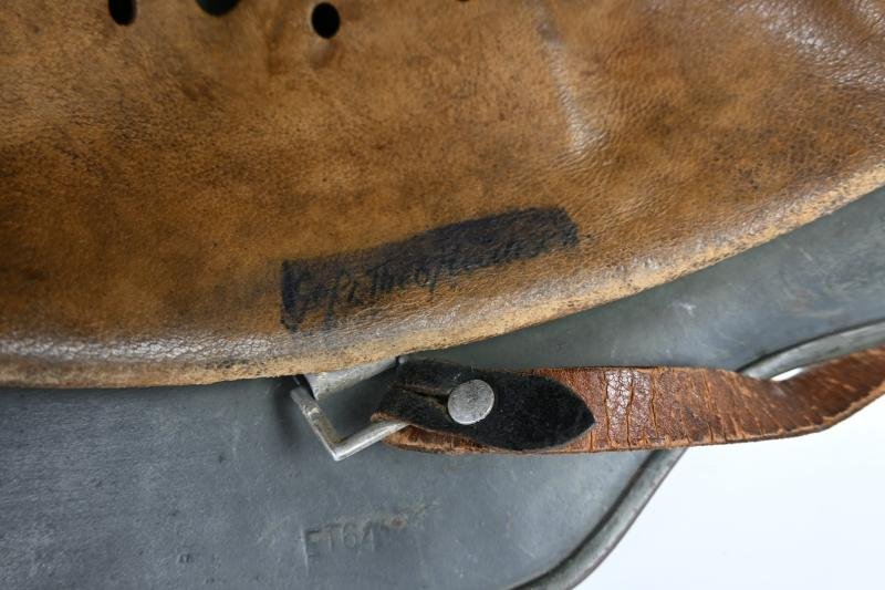 German LW M35 Ex DD Camo Combat Helmet — image 13