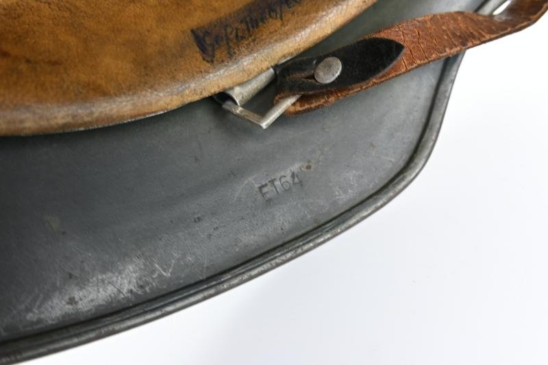 German LW M35 Ex DD Camo Combat Helmet — image 14