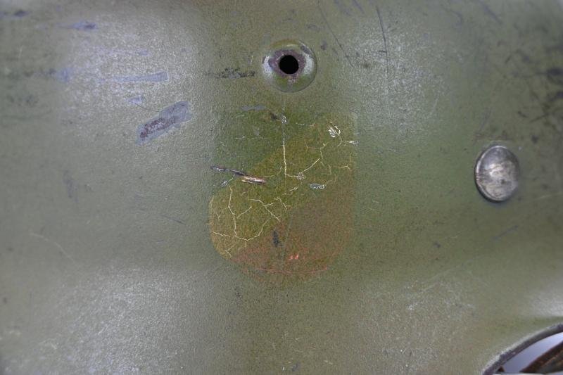 German LW M35 Ex DD Camo Combat Helmet — image 3