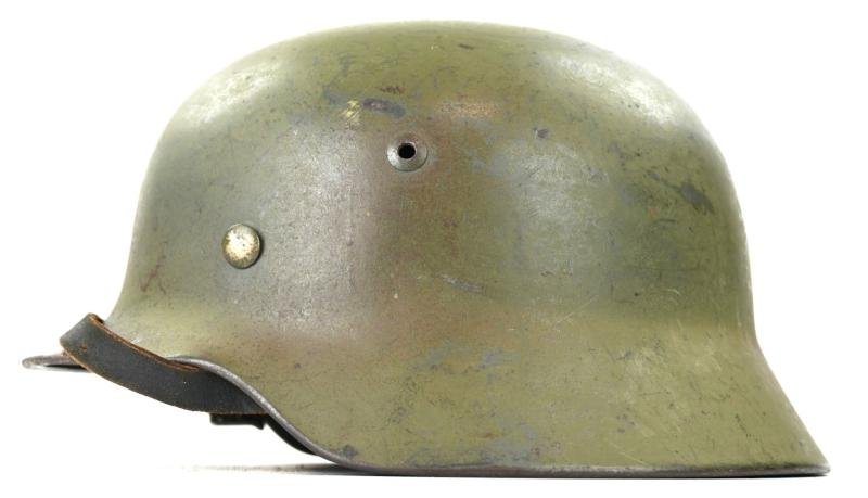 German LW M35 Ex DD Camo Combat Helmet — image 5