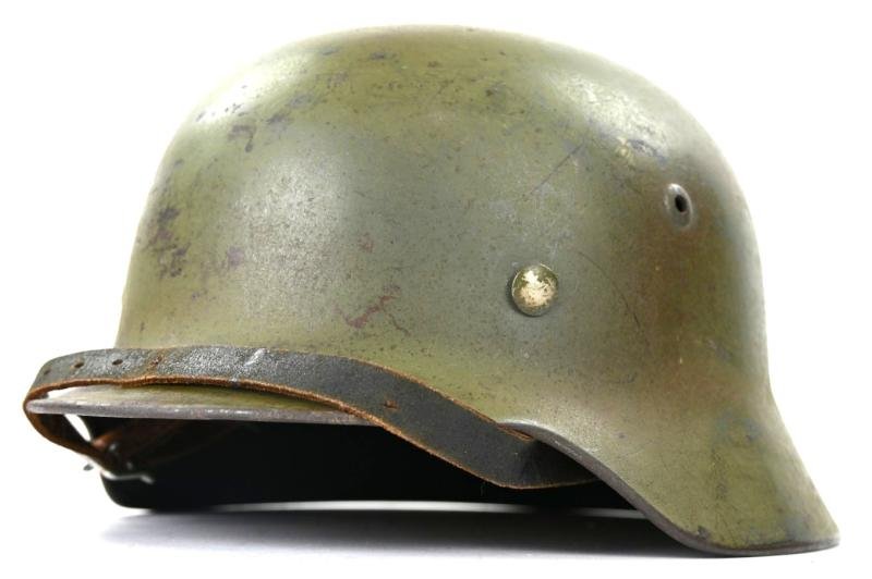 German LW M35 Ex DD Camo Combat Helmet — image 6