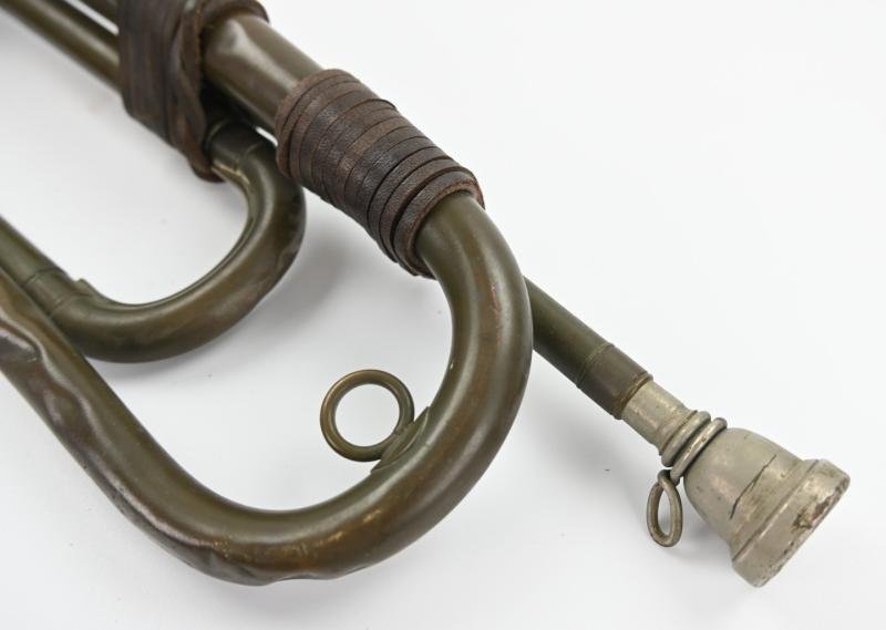 US WW2 Army Bugle (steel made) — image 6