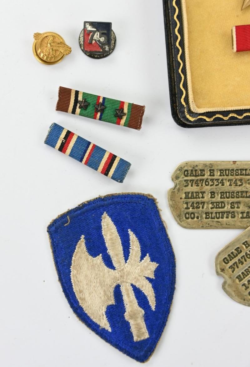 US WW2 Grouping 75th Infantry Division 'Gale H. Russell' — image 2