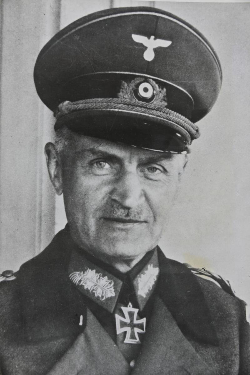 German WH Portrait Picture/ Press Photo 'Generaloberst Blaskowitz' — image 2