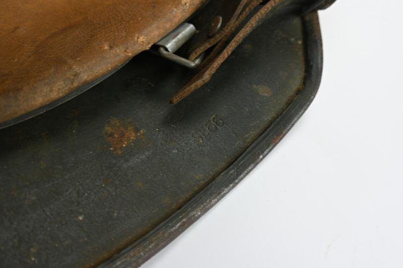 German WH M35 Ex DD Normandy Camo Helmet — image 14