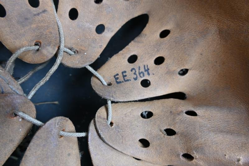 German WH M35 Ex DD Normandy Camo Helmet — image 15