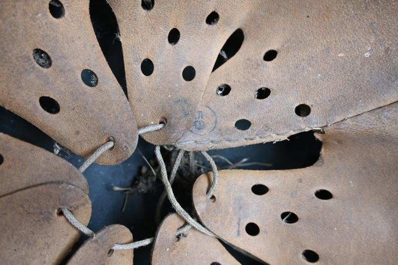 German WH M35 Ex DD Normandy Camo Helmet — image 17