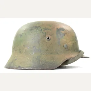 German WH M35 Ex DD Normandy Camo Helmet