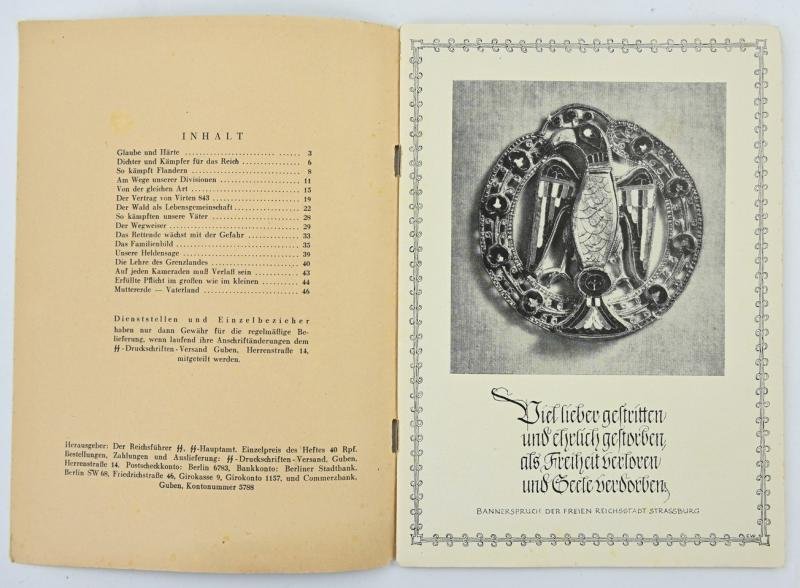 German SS Leifheit Booklet Heft 8, 1944 — image 2