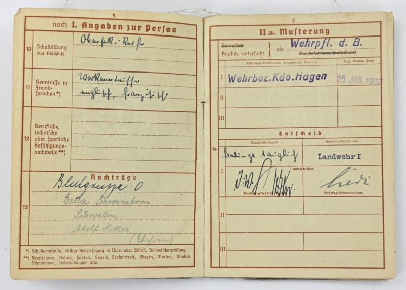 German WH Wehrpass 'Holland May '40' — image 4