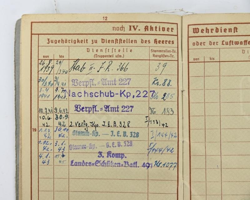 German WH Wehrpass 'Holland May '40' — image 5