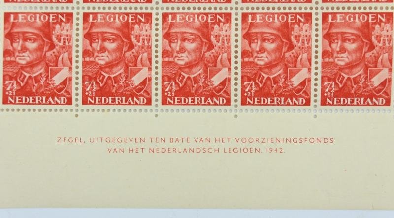 Dutch Waffen-SS Post Stamp Set 'Legioen Nederland' — image 2