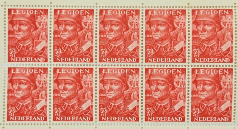 Dutch Waffen-SS Post Stamp Set 'Legioen Nederland' — image 3