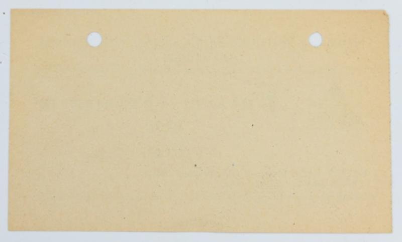 Dutch NSB Contribution Card July 1941 — image 2