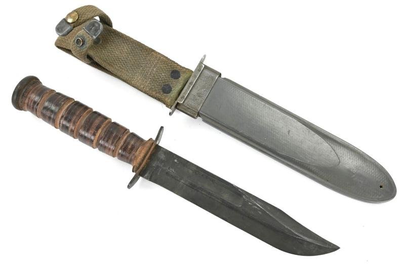 US Navy WW2 KA-Bar Fighting Knife — image 6