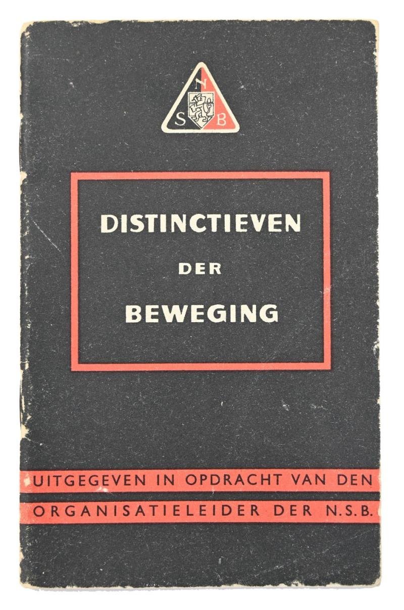 Dutch NSB Booklet 'Distinctieven der Beweging'