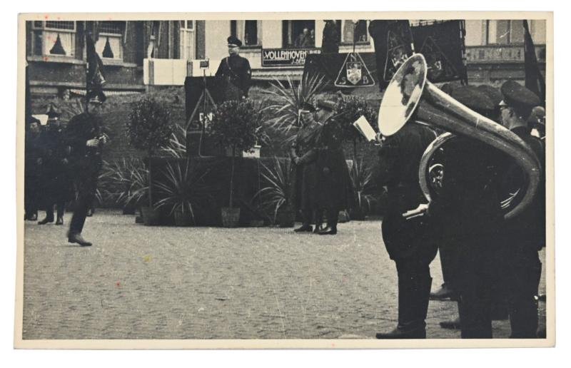 Dutch NSB Photo 'Mussert Speaching'
