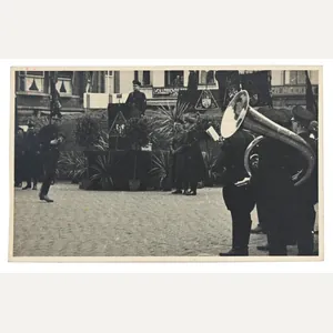 Dutch NSB Photo 'Mussert Speaching'