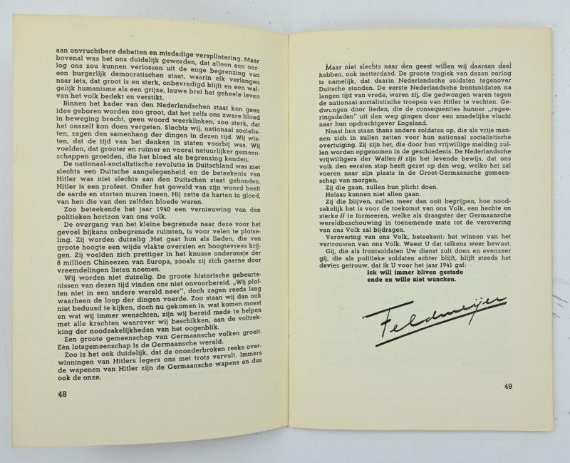 Dutch SS Booklet 'Vormingsbladen' Lentemaand 1941 — image 4