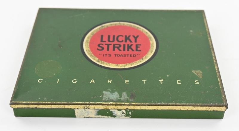 US WW2 period Lucky Strike Cigarets Tin Can — image 2