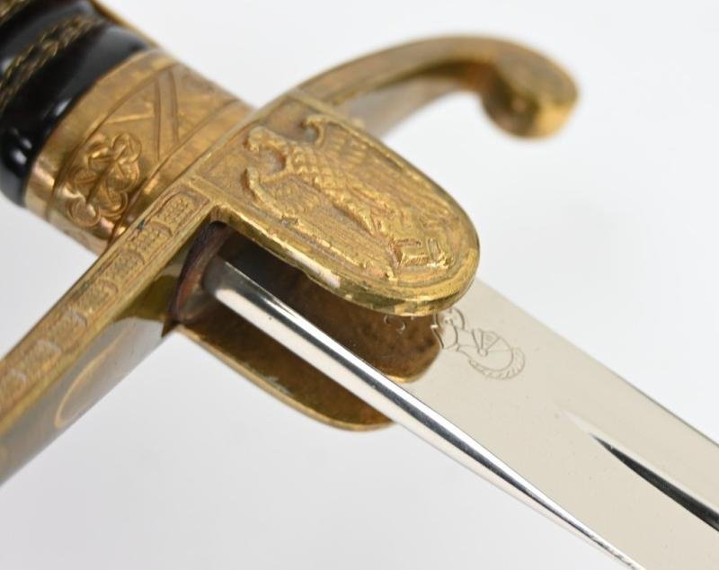 German WH NCO Dove Head Sword — image 9