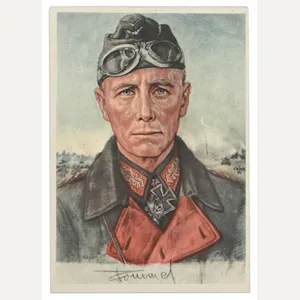 German Postcard of Generaloberst Rommel