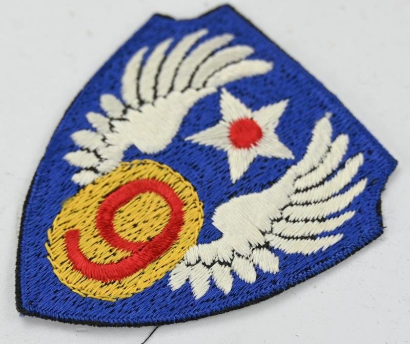 USAAF 9th Air Force SSI British Made — image 2