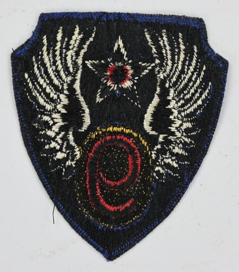 USAAF 9th Air Force SSI British Made — image 3