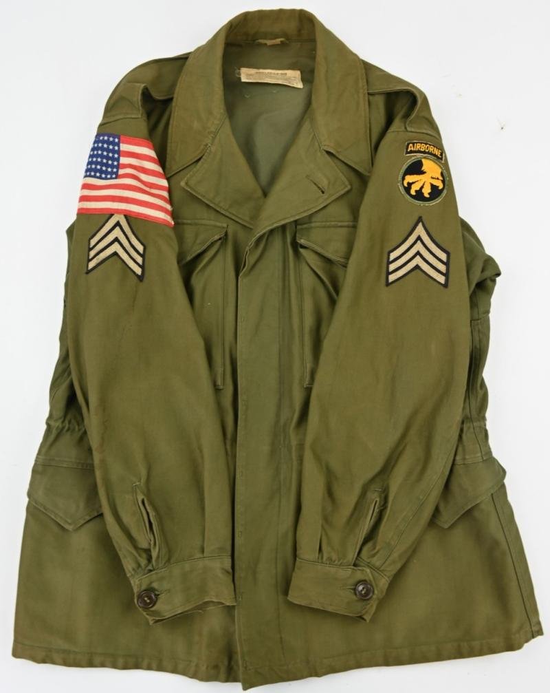 US WW2 M-1943 17th Airborne Division Combat Tunic — image 2