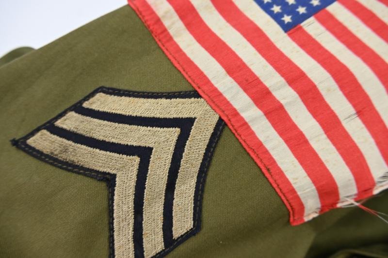 US WW2 M-1943 17th Airborne Division Combat Tunic — image 7