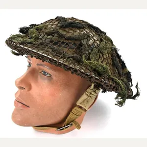 British WW2 Brody Helmet with camo net and first aid …