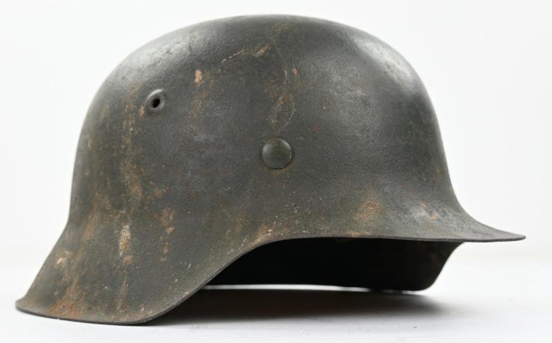 German WH M42 ND Combat Helmet Ex-Chickenwire — image 7