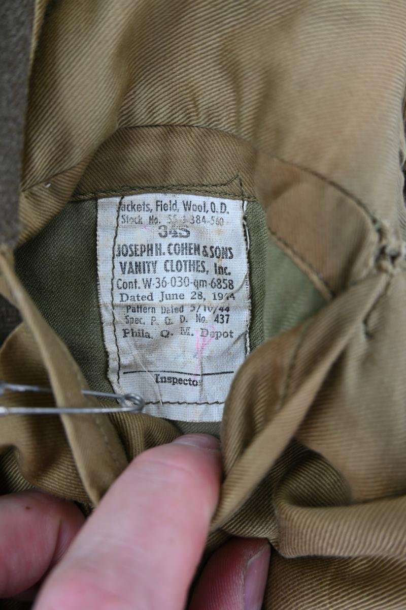 US WW2 101st Airborne Division GIR Ike Jacket — image 9