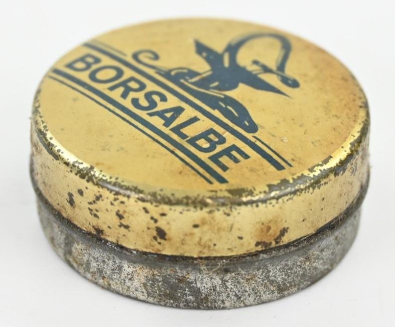 German WH 'Borsalbe' Tin Can — image 3