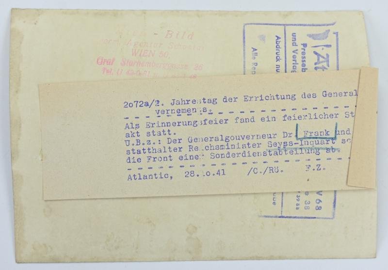 German Press Photo Seyss-Inquart/Dr. Frank — image 4