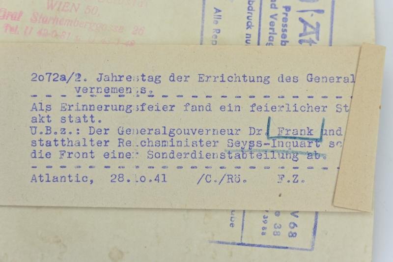 German Press Photo Seyss-Inquart/Dr. Frank — image 5