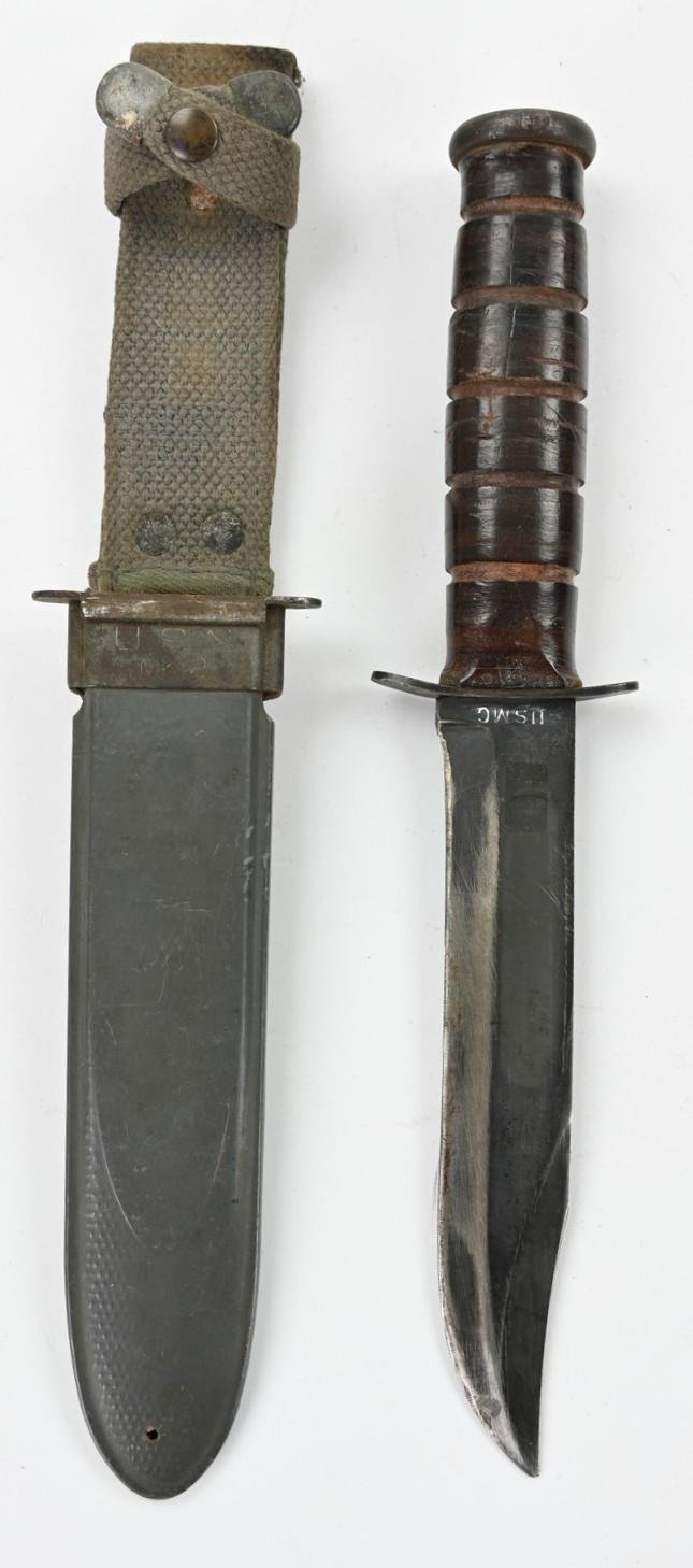 US Navy /USMC WW2 KA-Bar Fighting Knife — image 6