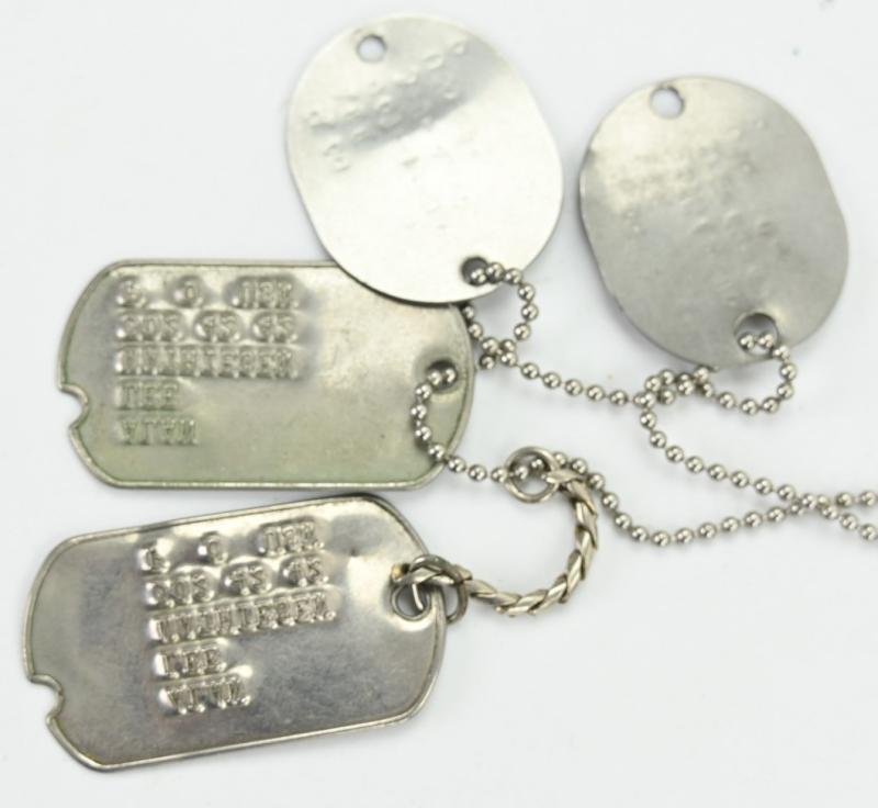 USN/USMC Dog-tag set 'Alan L. Mathiesen' — image 5