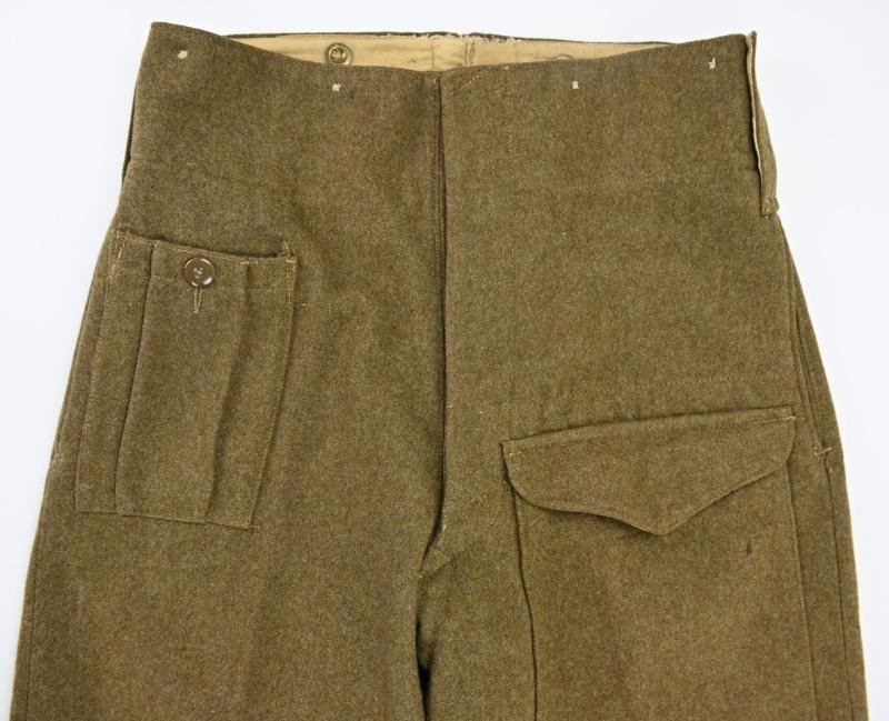 British WW2 P37 Battledress Trousers Serge. — image 2