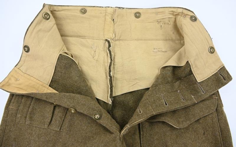 British WW2 P37 Battledress Trousers Serge. — image 7