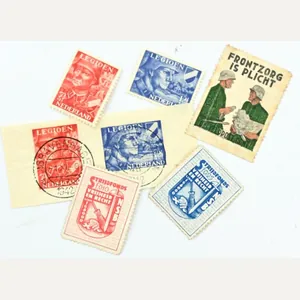 Dutch NSB/WA/SS WW2 Envelop Stamps