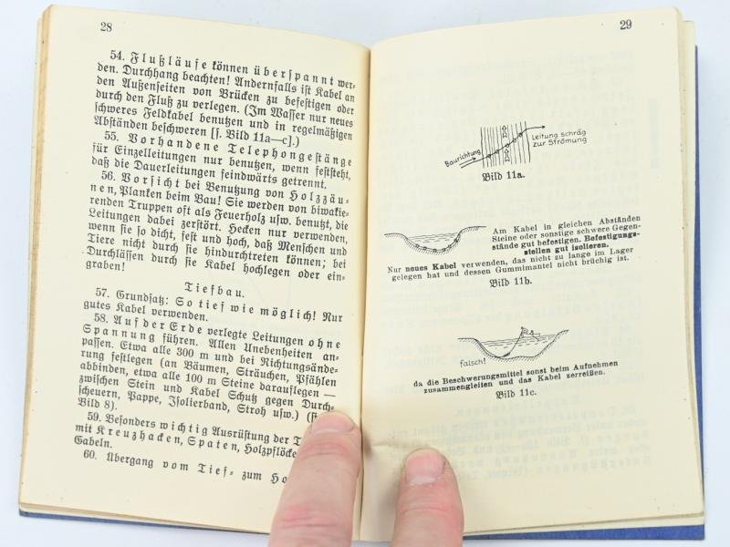 German WH Instruction Manual 'Fieldphone signal making' — image 4