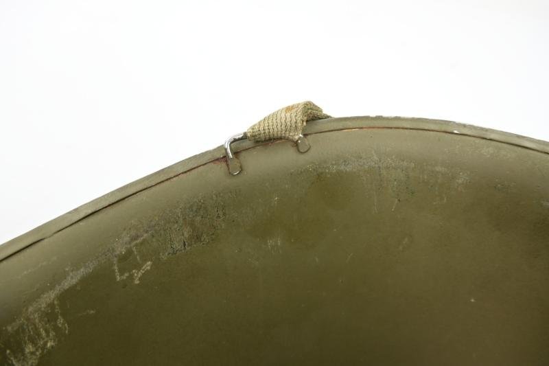 US WW2 Named M1 Combat Helmet 'Norman R. Frost' — image 12