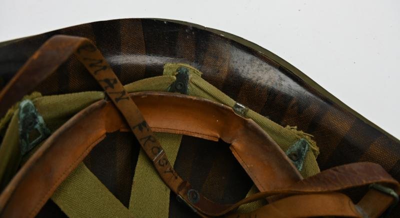 US WW2 Named M1 Combat Helmet 'Norman R. Frost' — image 19